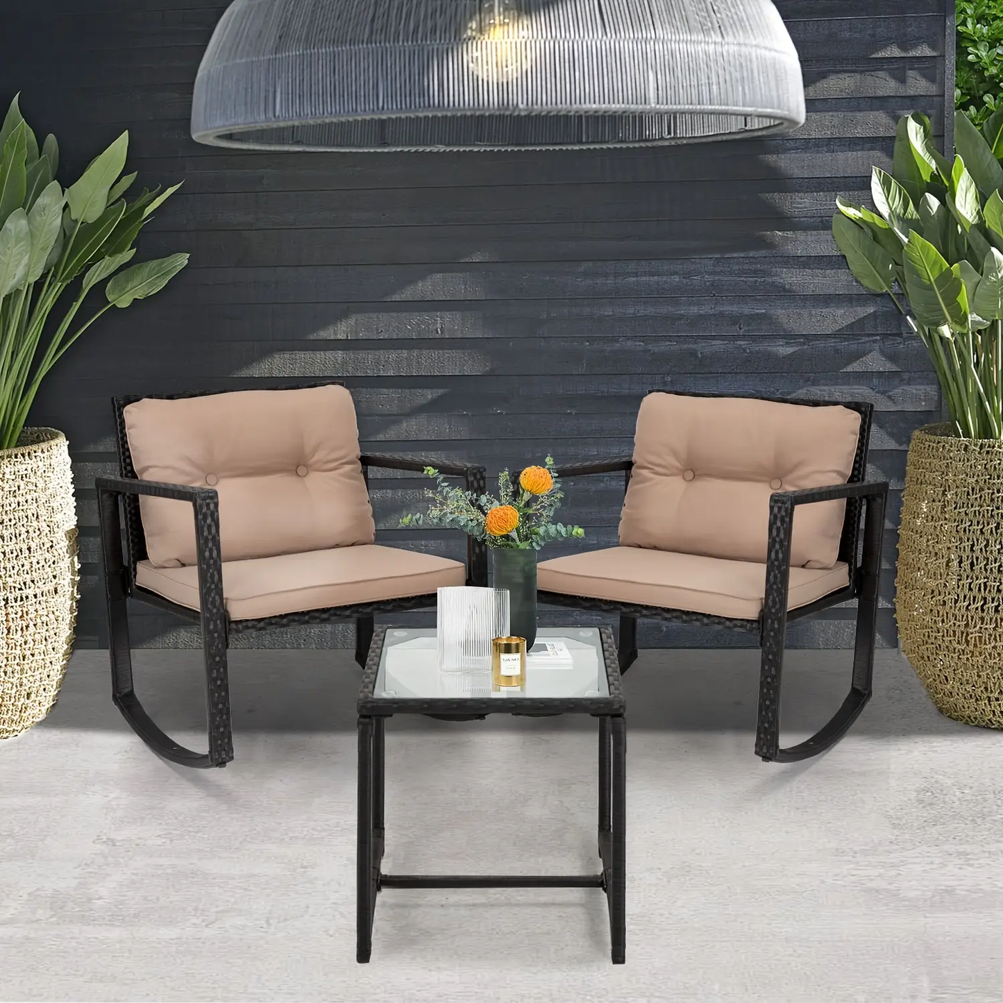 3 PCS Outdoor Patio Furniture Set
