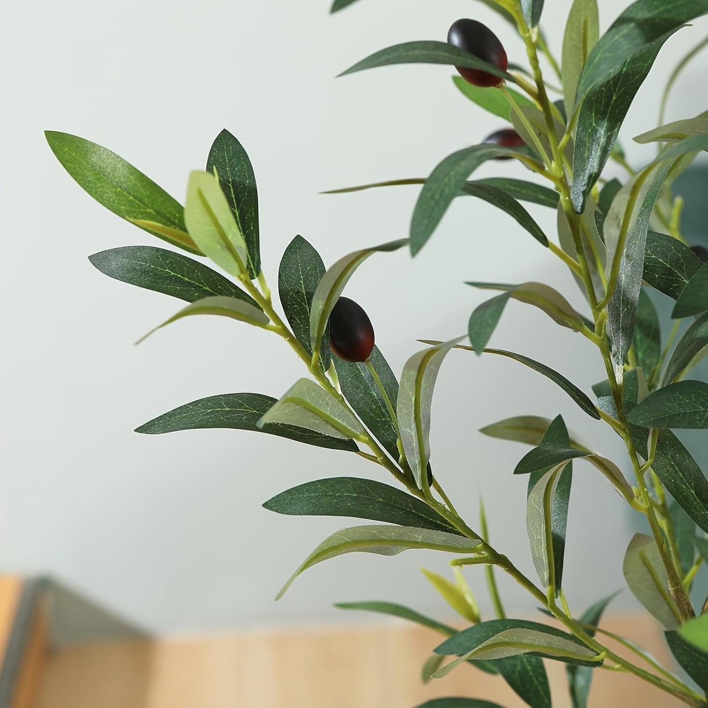 Artificial Olive Trees, 5/6/7 Ft Tall Fake Olive Trees For Indoor, Faux Olive Tree, Large Olive Plants With White Planter For Home Decor And Housewarming Gift