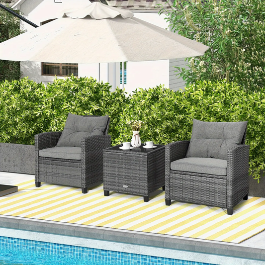 3 PCS Outdoor Patio Furniture Set