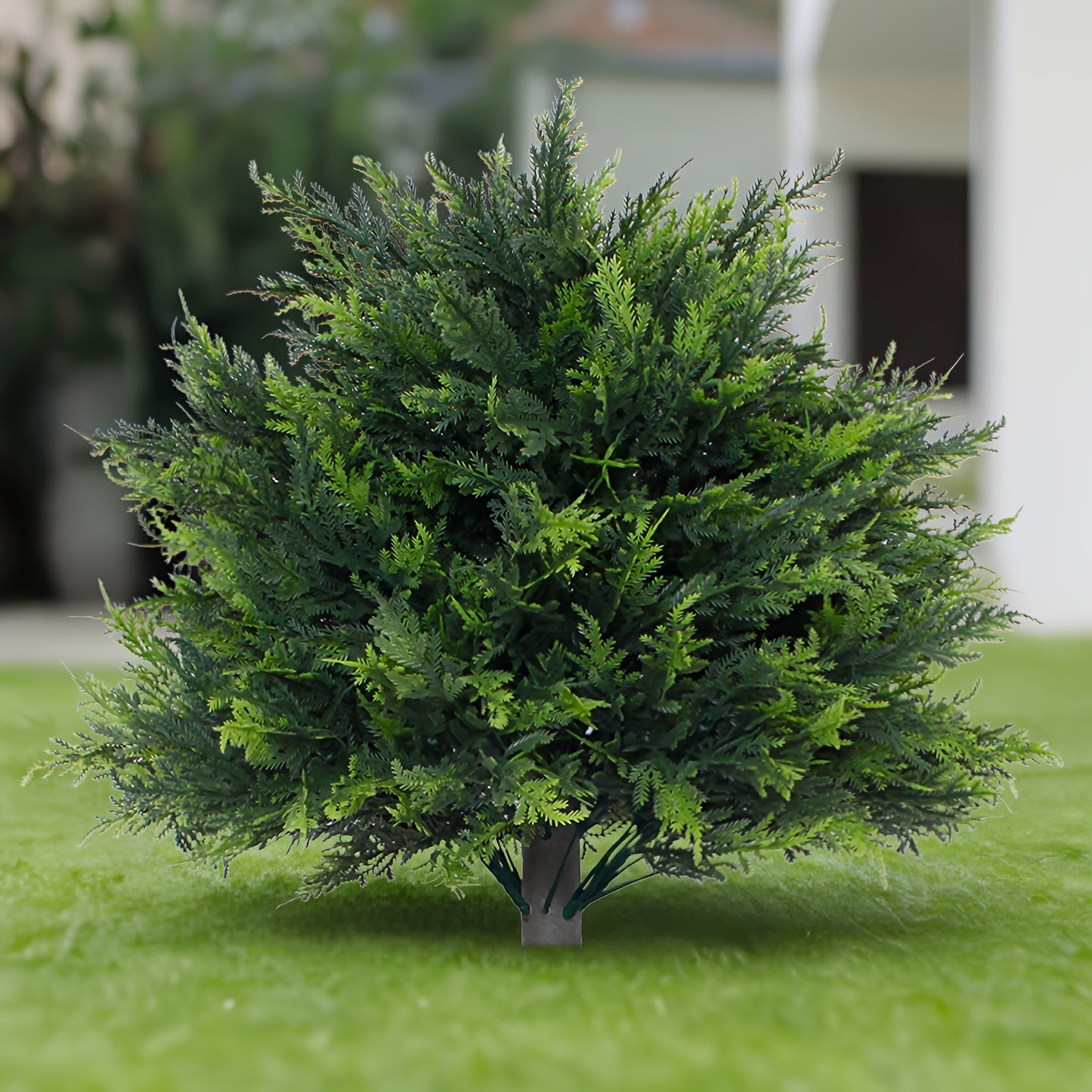26-Inch UV-Resistant Artificial Cedar Ball Tree Conifer