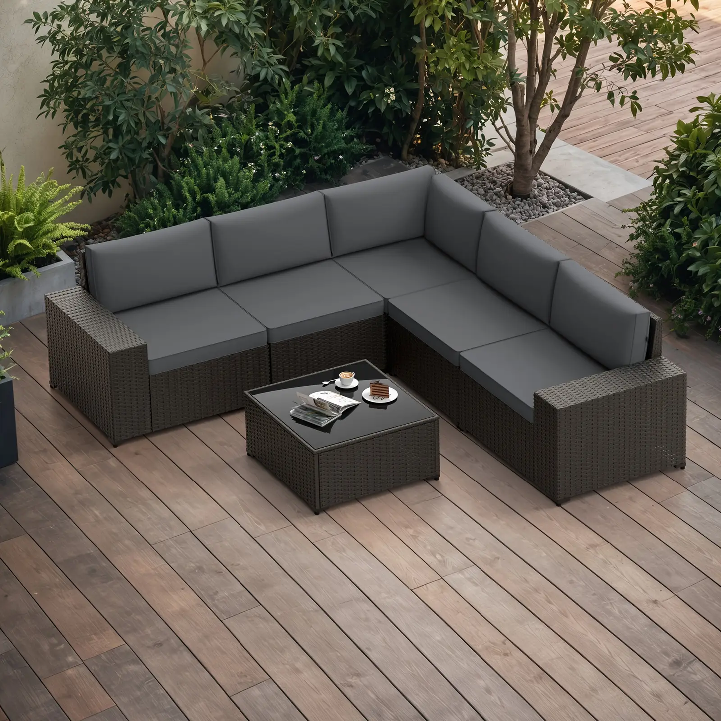 7 PCS Outdoor Patio Furniture Set