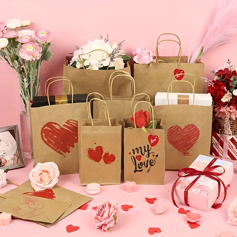 135pcs Bulk Kraft Paper Bags in 3 Sizes - Heavy-Duty Brown Gift Bags with Sturdy Twine-Like Rope Handles, Natural Beige Kraft Paper for Christmas, Business, Retail & Everyday Packaging - Versatile Multipurpose Merchandise Bags