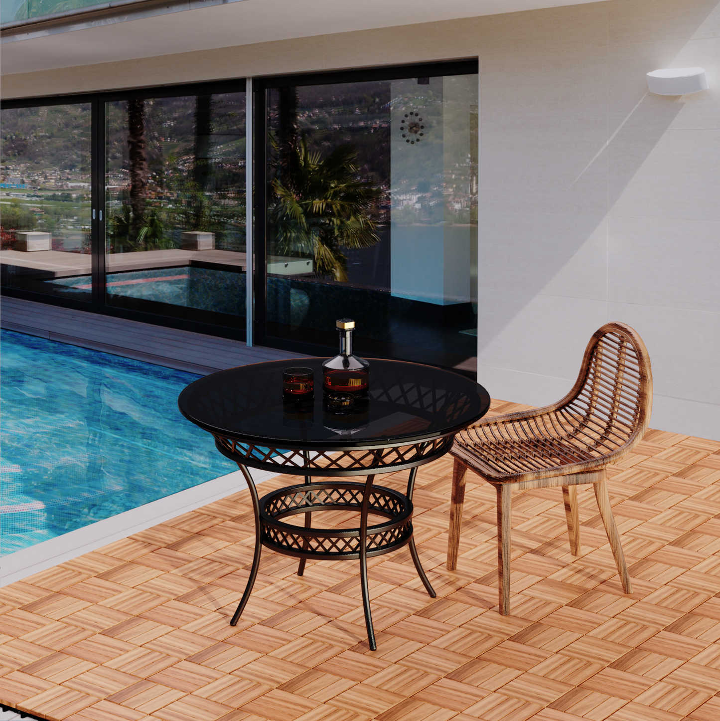 12Slats, Acacia Interlocking Deck Tiles