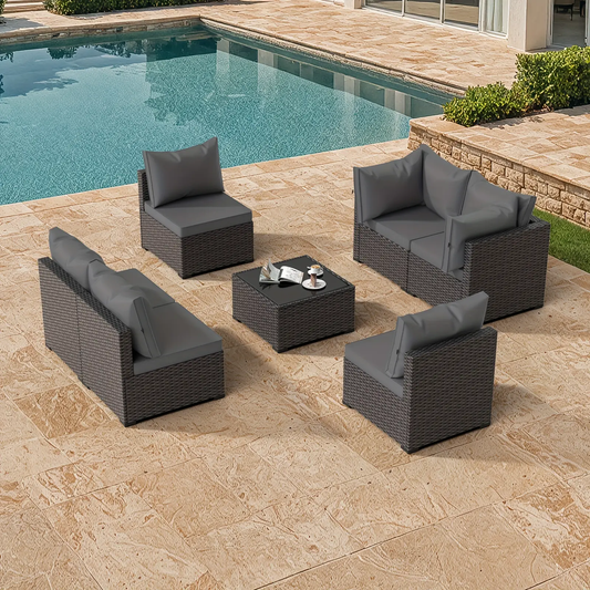 7 PCS Outdoor Patio Furniture Set