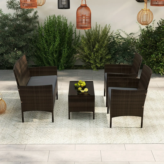 4 PCS Outdoor Patio Furniture Set