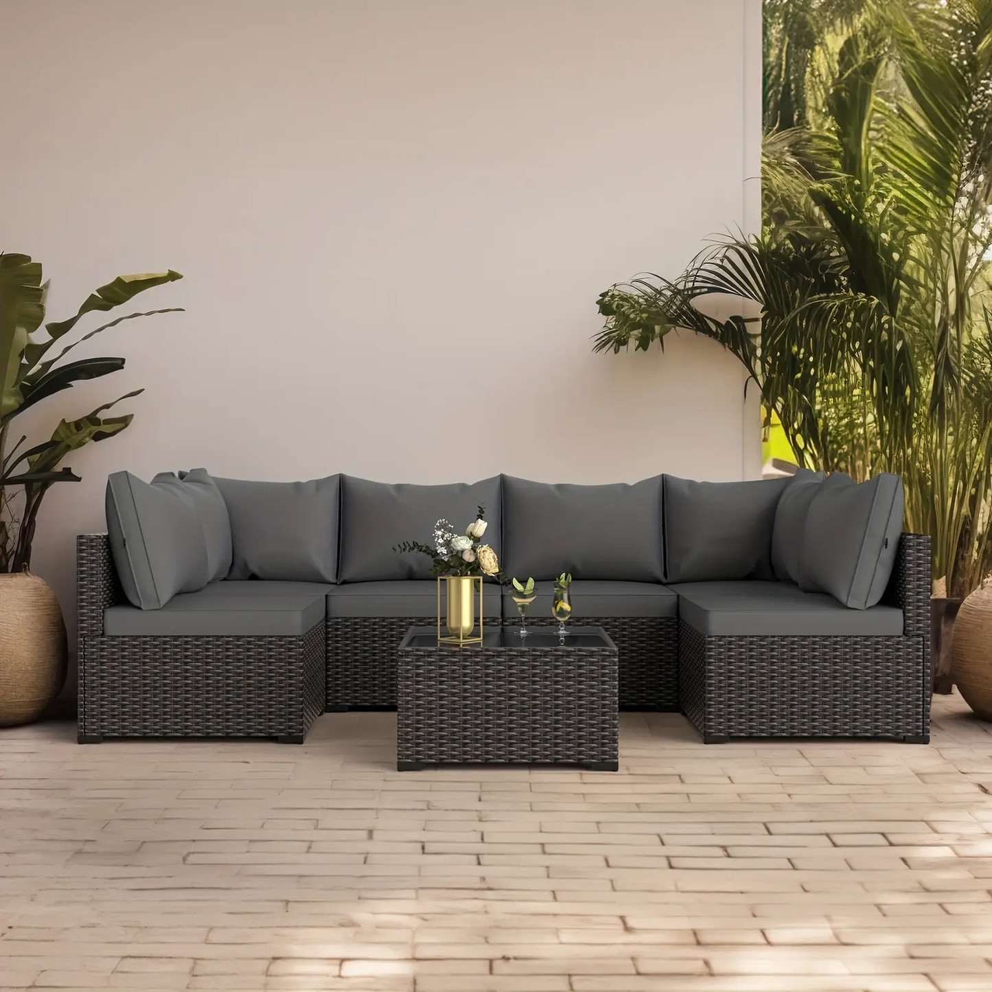 7 PCS Outdoor Patio Furniture Set