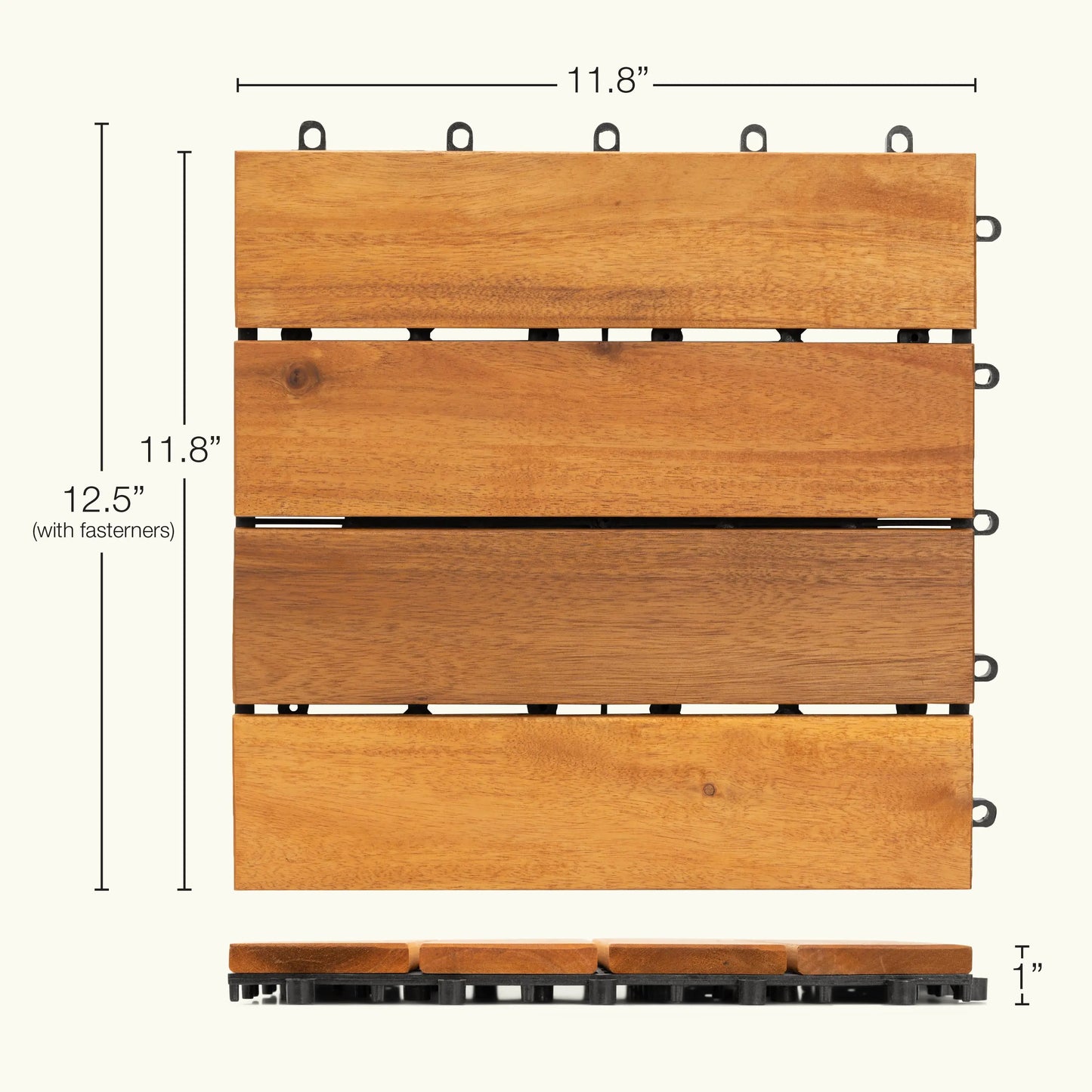 4Slats, Acacia Interlocking Deck Tiles