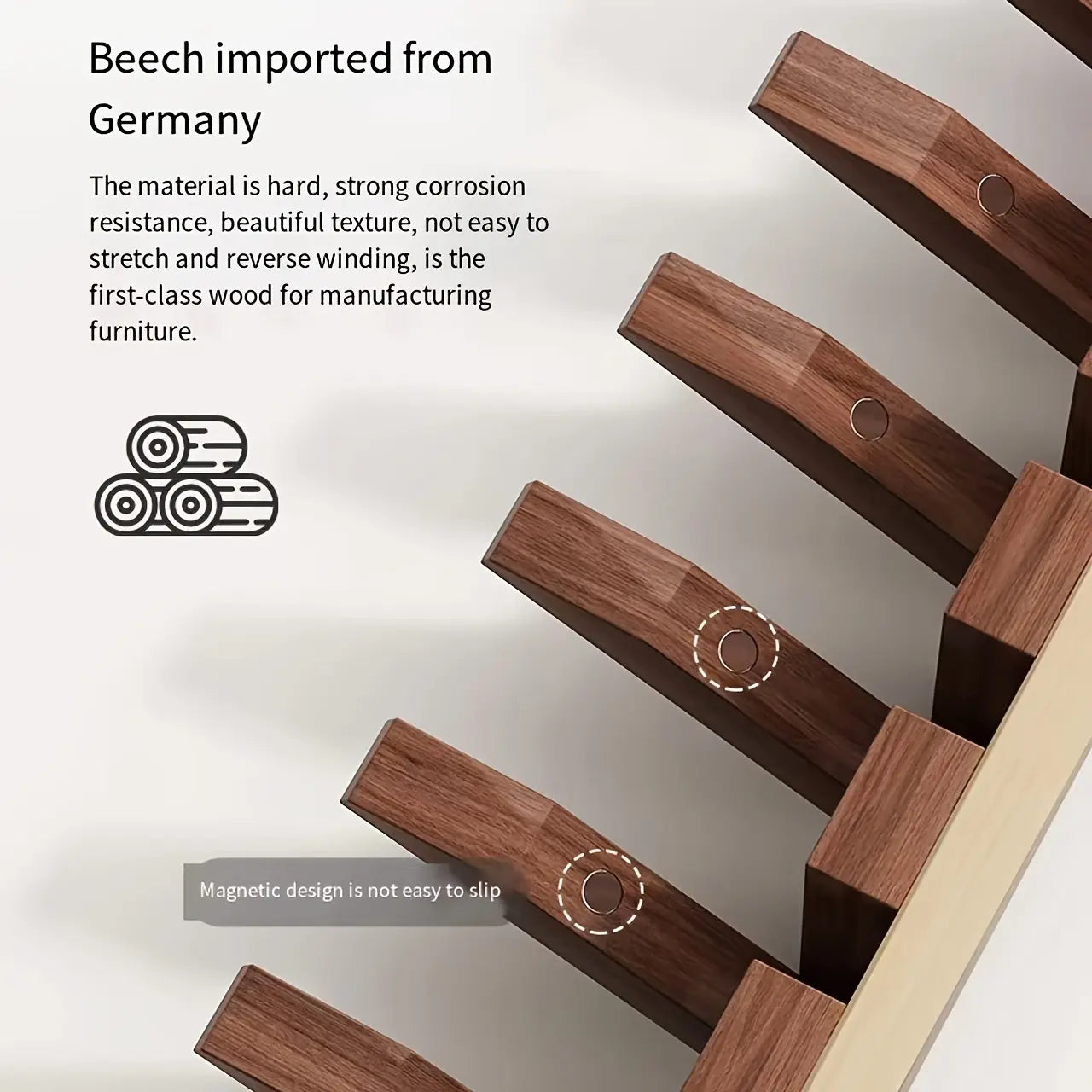 Piano Key Wall Rack