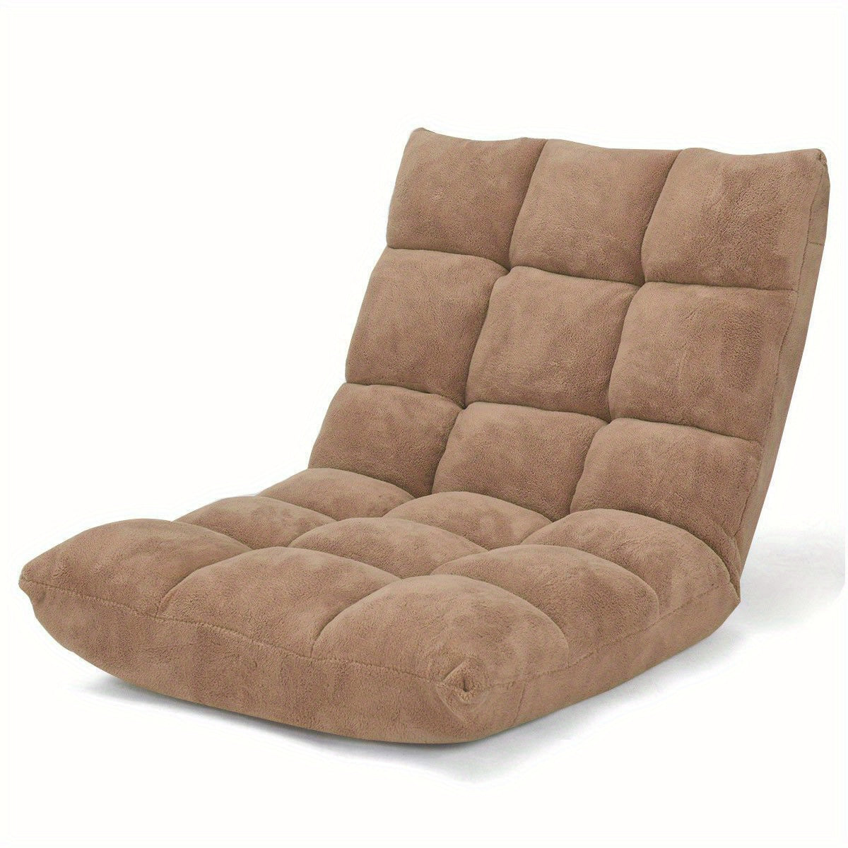 Adjustable 14-Position Floor Chair Folding Lazy Gaming Sofa Chair Cushioned New
