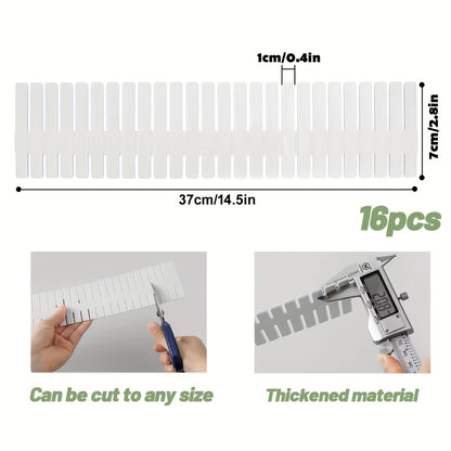 80/40-Pack Drawer Dividers Adjustable DIY Drawer Organizer