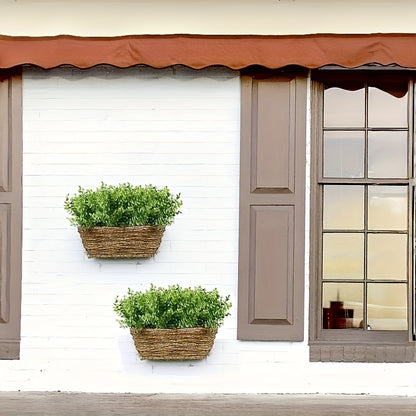 20pcs Artificial Greenery Plants Outdoor UV Resistant Fake Plants Boxwood Shrubs Grass, 20 Bundles for Farmhouse Home Garden Office Patio Backyard Wedding And Indoor Outdoor Decoration
