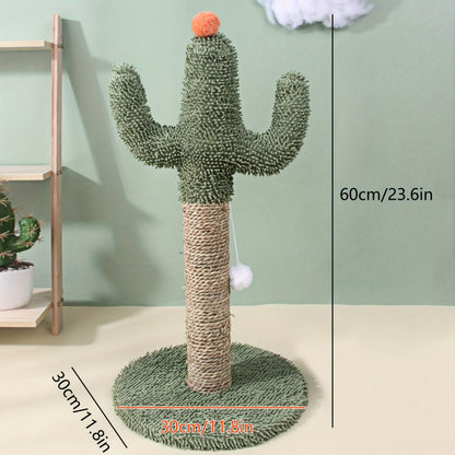 Durable Cactus Cat Scratcher, Engaging Fun Indoor Play Toy, Promotes Claw Health And Active Exercise, Christmas And Halloween Gift