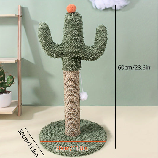 Durable Cactus Cat Scratcher, Engaging Fun Indoor Play Toy, Promotes Claw Health And Active Exercise, Christmas And Halloween Gift