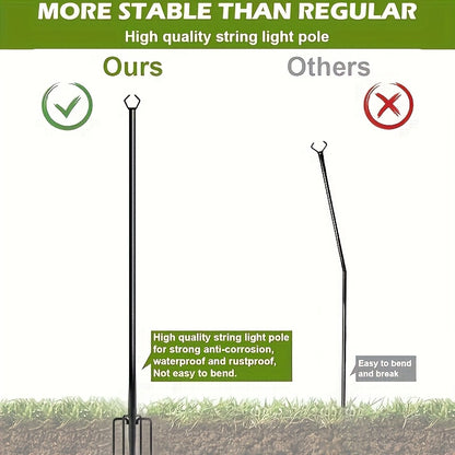 ECOBOOM Outdoor String Light Poles