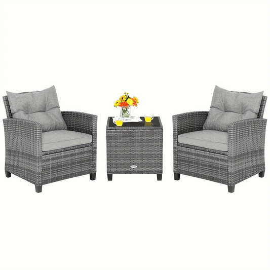 3 PCS Outdoor Patio Furniture Set