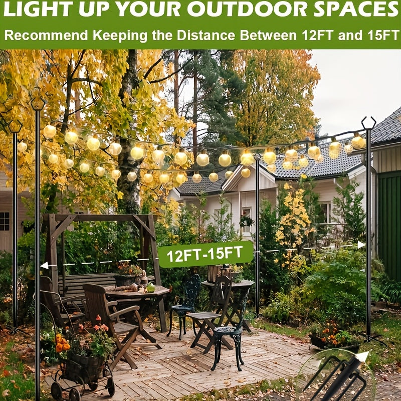 ECOBOOM Outdoor String Light Poles