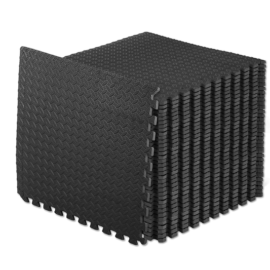 30pcs Durable EVA Foam Floor Tiles - Interlocking Waterproof Exercise Mat with Noise Reduction & Anti-Slip Diamond Pattern - Perfect for Home Gym, Easy Install & Clean