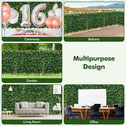 Expandable Fence Privacy Screen Decorative Faux Ivy Fencing Panel for Backdrop, Patio Partition, Balcony Screening, Naturallooking Screen, Lush Greenery Panel, Lightweight Privacy Wall, Durable Faux Plant Material, Artificial Hedge Panel