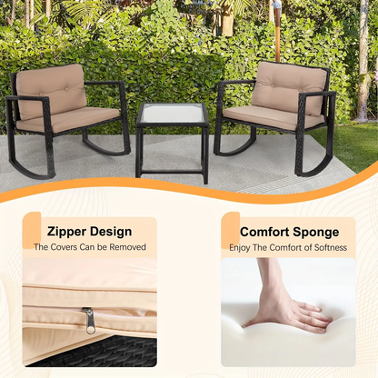 3 PCS Outdoor Patio Furniture Set
