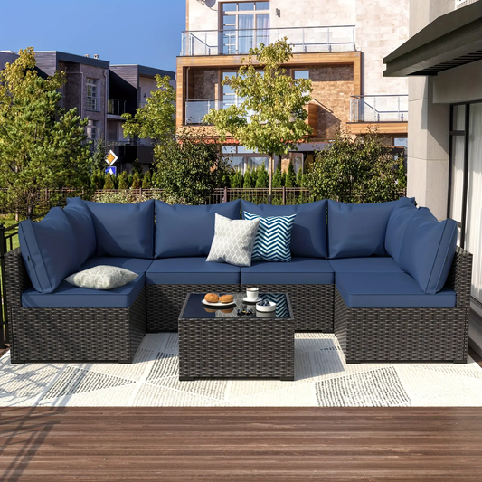 7 PCS Outdoor Patio Furniture Set