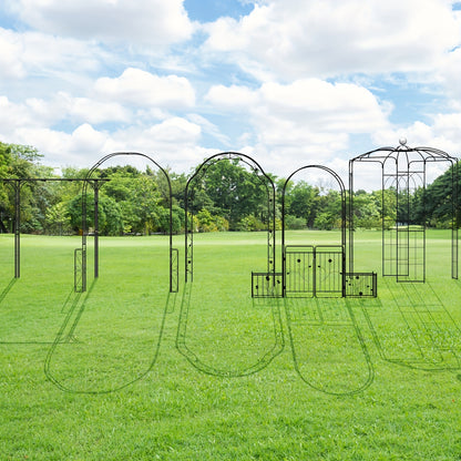 9.4' High x 6.8' Wide Birdcage Shape Arch w/Hanging Hook French Style Wedding