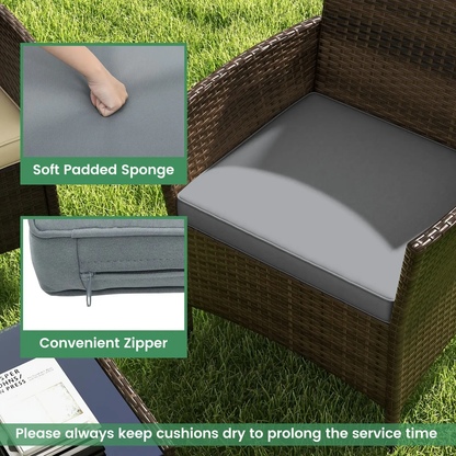 4 PCS Outdoor Patio Furniture Set