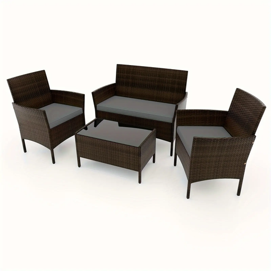 4 PCS Outdoor Patio Furniture Set