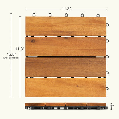 4Slats, Acacia Interlocking Deck Tiles
